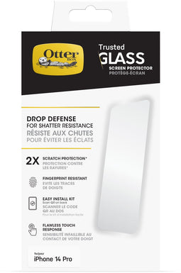 Otterbox iPhone 14 Pro - Trusted Glass-screenprotector - gehard glas x2 krasbescherming (2 stuks)