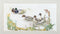 Thea Gouverneur - Borduurpakket met telpatroon - 2064 - Voorgesorteerde DMC Garens - Eenden - Linnen - 64 cm x 34 cm - DIY Kit