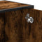 vidaXL - Wastafelkast - 65x33x60 - cm - bewerkt - hout - gerookt - eikenkleurig