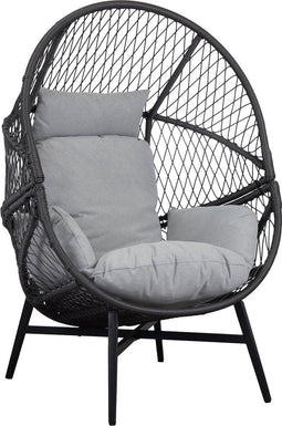 House Nordic Rosario - Relaxfauteuil - Bohemian stijl - Zwart - 74x73x103cm
