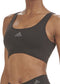 Adidas Scoop Lounge Bra - Dames Beha - Removable Cookies - Zwart - Maat L
