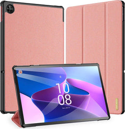 Dux Ducis Tablet Hoes Geschikt voor Lenovo Tab M10 Plus (3rd gen) - Dux Ducis Domo Bookcase - Rosé goud