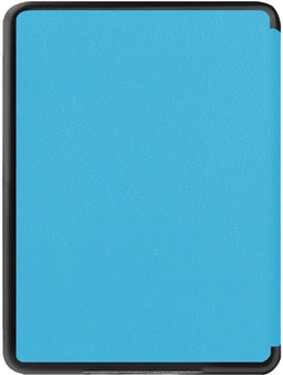 imoshion E-reader Hoesje - Geschikt voor Amazon Kindle (2022) 11th gen, Amazon Kindle (2024) - Slim Hard Case Sleepcover Bookcase - Lichtblauw