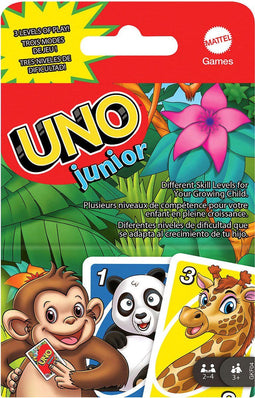 Mattel Games UNO Junior 2.0 - Kaartspel - Voor kinderen vanaf 3 jaar - Dierenafbeeldingen