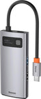 BASEUS Multifunctionele USB-C HUB - Grey