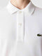 Lacoste Heren Poloshirt - Katoen - Maat L - Wit