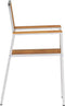 vidaXL - Stapelbare - Tuinstoelen - 2 - stuks - van - Massief - Acaciahout - en - RVS