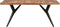 vidaXL - Eettafel - 160x80x76 - cm - massief - acaciahout