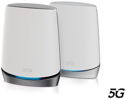 NETGEAR NBK752 - Draadloze router - Tri-band (2.4 GHz / 5 GHz / 5 GHz) Wi-Fi 6 2400 Mbit/s Grijs