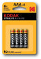 Kodak AAA - Alkaline Batterijen - 4 stuks (4 stuks)