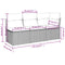 vidaXL - Tuinbank - met - kussens - 3-zits - poly - rattan - bruin