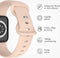imoshion Siliconen⁺ bandje - Geschikt voor Apple Watch 1, 2, 3, 4, 5, 6, 7, 8, 9, 10 (42 mm), SE - 38/40/41 mm - Roze - S/M