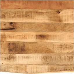 vidaXL - Tafelblad - met - natuurlijke - rand - 80x80x3,8 - cm - massief - mangohout