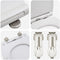 vidaXL - Snelle - Bevestiging - Toiletzitting - met - Soft - Close - Duroplast - Wit