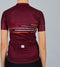 Sportful Short Sleeve Fietsshirt Dames - Aansluitend - Ademend - Bordeauxrood (M)