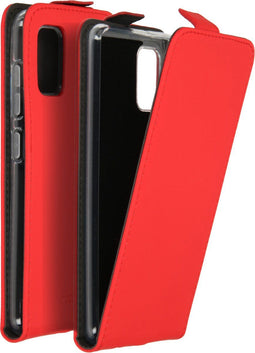Accezz Samsung Galaxy A41 - Flipcase - Met pasjeshouder - Rood