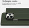Accezz iPhone 13 Pro Max - Premium Leather Slim Bookcase - Krasbestendig - Groen