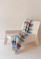 Kniedeken Geruit Regenboog - Gerecycled Wol - 72x190 - TBCo Scotland