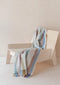 Kniedeken Gestreept Regenboog - Gerecycled Wol - 72x190 - TBCo Scotland