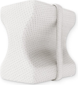 Kniekussen voor in bed - Orthopedisch Kniekussen met band - Ergonomisch Beenkussen - Houding Correctie – Zijslaapkussen – Traagschuim - Zijslaper - Kussen Benen - Zandloper