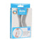 Kniestuk bota plus wit LARGE = 37-42 cm