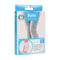 Kniestuk bota plus wit XLARGE = + 42 cm