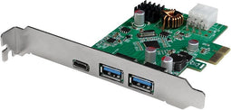LogiLink PC0090 - USB/Opslag-controller - 2x USB 3.2 (Gen1, 5Gb/s) - 1x USB 3.2 (Gen1, 5Gb/s) type-C - PCI Express
