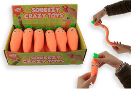Knijpbaar Wortel - Speelgoed - Anti Stress - Squish Fidget - Squeeze wortel - Fidget toys