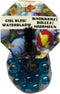 Knikkers - Kristal Waterblauw (20x16mm en 1x25mm)