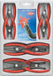 Knipex 00 20 04 SB Precisie-borgveertang set Geschikt voor borgringen Binnen- en buitenringen 12-25 mm, 19-60 mm 10-25
