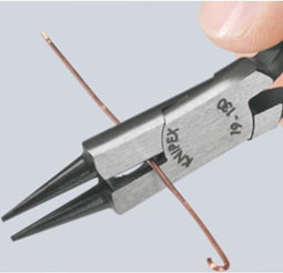 Knipex 19 01 130 Rondbektang Elektronica en fijnmechanica Recht Vanadium elektrostaal 130 mm