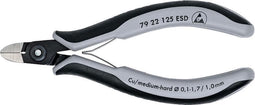 Knipex 79 22 125 ESD Zijsnijtang Ronde-kop 125mm ESD