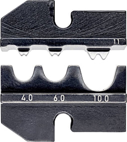 Knipex 97 49 11 Krimpinzetstuk Ongeïsoleerde knelkabelschoenen, Ongeïsoleerde knelverbinders, Ongeïsoleerde doorverbind