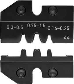 Knipex 97 49 44 Krimpinzetstuk Gerolde contacten 0.14 tot 1.5 mm² Geschikt voor merk Knipex 97 43 200, 97 43 E, 97 43 E