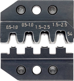 Knipex 97 49 54 Krimpinzetstuk Modulaire stekkers 0.5 tot 2.5 mm² Geschikt voor merk Knipex 97 43 200, 97 43 E, 97 43 E