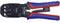 Knipex 97 51 12 97 51 12 D1 Krimptang Modulaire stekkers (western) RJ10, RJ11, RJ12, RJ45