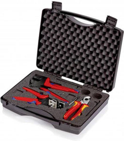 Knipex - 97 91 03 met elektricien uitgeruste gereedschapskist - (L x H x B) 345 x 80 x 280 mm - Rood/Zwart