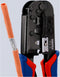 Knipex 975110 - Krimptang RJ11/12 (6pin 9.65mm) - RJ45 (8pin 11.68mm)