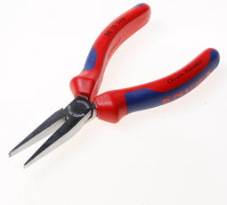 Knipex Langbektang verchroomd platte bek 140mm