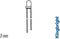 KNIPPERLED 3mm GROEN DIFFUUS (L-36BGD)