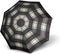 Knirps Paraplu / Paraplu - Automatisch Open - T.760 Stick Automatic - Ruit Print Black & White Ruit Print Black & White