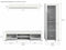 Furnilux Jam - Woonkamercombinatie - Praktische indeling - Wit - 35x235x159cm
