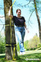 Schildkröt Slackline 15m - Slackline - Tot 150 kg - Geel
