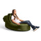 Softybag Chair – Volwassen Strand- en Zwembadstoel – Perfect voor Festivals en Buitengebruik (Olijfg