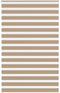 vidaXL - Zebra - Blind - 145x200 - cm - stofbreedte - 140,9 - cm - polyester - zandbruin