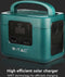 V-tac VT-1001 Power station 1000W - draagbare en oplaadbare generator - 22,4V - 46.9Ah LiFePO4 batterij