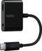 Belkin F7U080btBLK - USB-C Audio + Charge Adapter - 3,5 mm Jack - Zwart