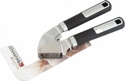 Knoflookpers - 19,5 x 6,5 x 3 cm - Roestvrij staal en nylon