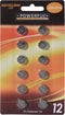 Knoopcel 1.5V AG13 - LR44/ L1154 Powerful Alkaline 12 stuks in blister