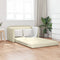 vidaXL - Vloersofa - Bed - 2-in-1 - Crème - 124x71x78 - cm - Kunstleer